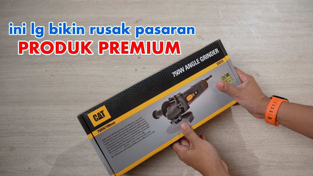 gerinda premium spek heavy duty paling terjangkau! - CATERPILLAR DX372 ANGLE GRINDER 750W