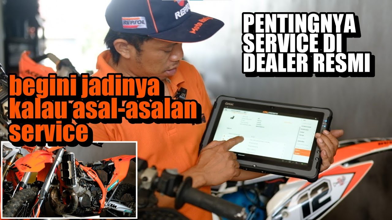 SERVICE KTM 300 EXC TPI 2019 ||| PENTINGNYA SERVICE DI DEALER RESMI
