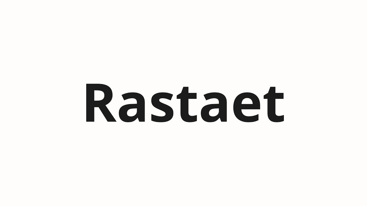 How to pronounce Rastaet | Растает (Will melt in Russian)