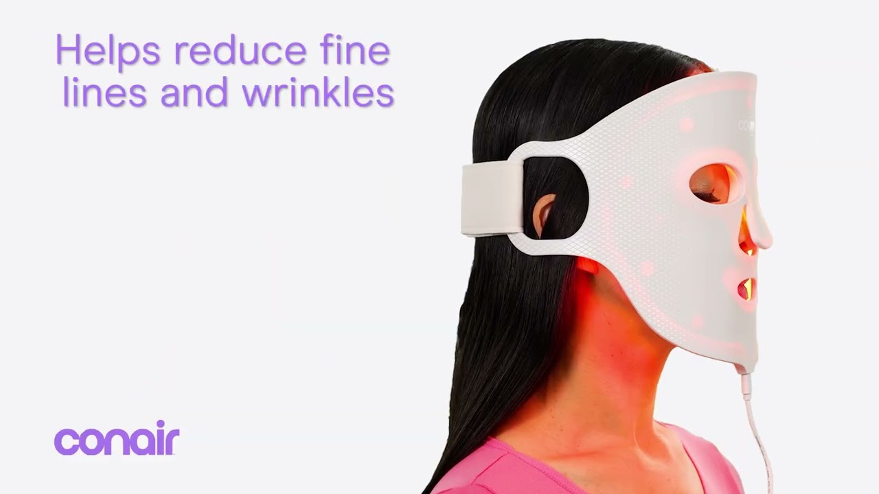 Conair LED Light Therapy Face Mask | Anti-Aging Device