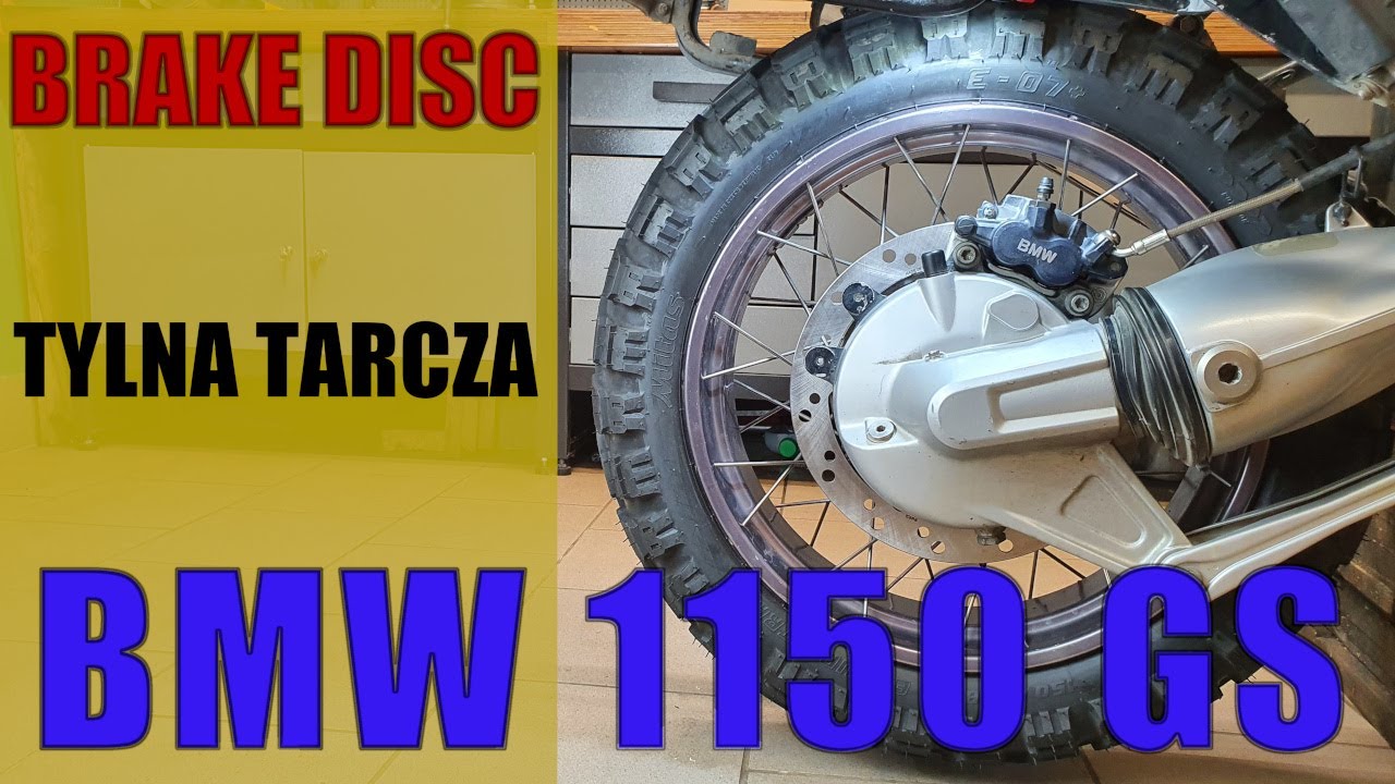 BMW R 1150 GS  tylna tarcza NG Brake Disc. Wymiana klocków. Szybka wymiana tarczy i klocków