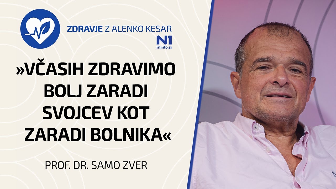 Zdravje z Alenko Kesar – Samo Zver: »Včasih zdravimo bolj zaradi svojcev kot zaradi bolnika«