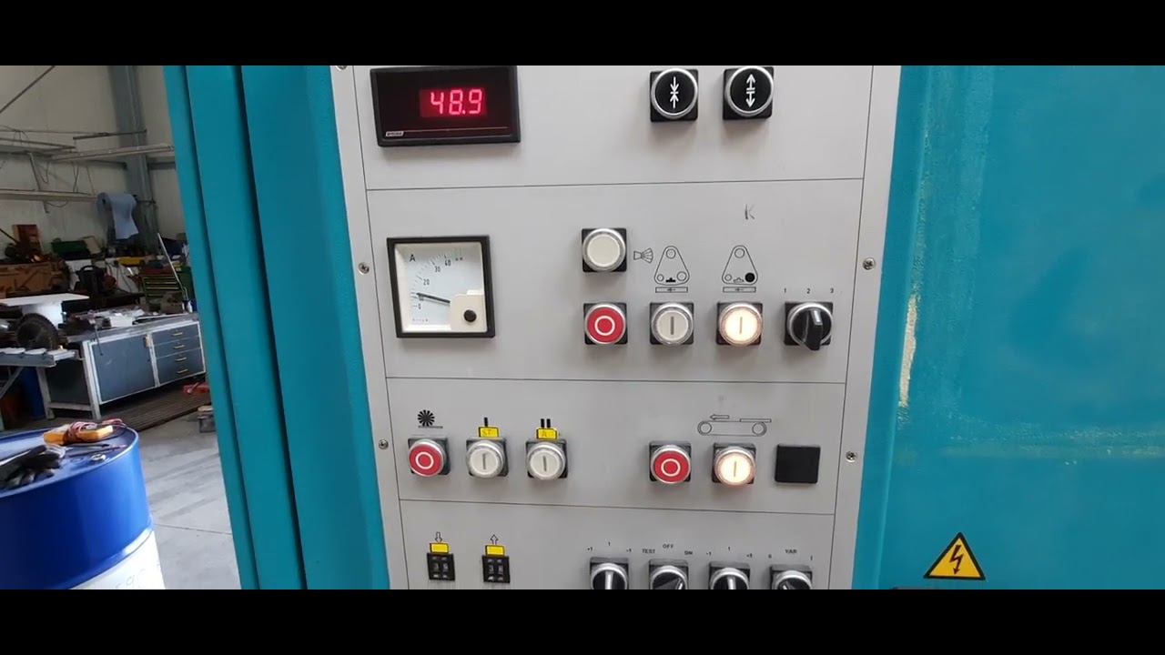 Breitbandschleifmaschine, Bütfering, VEGA 111E