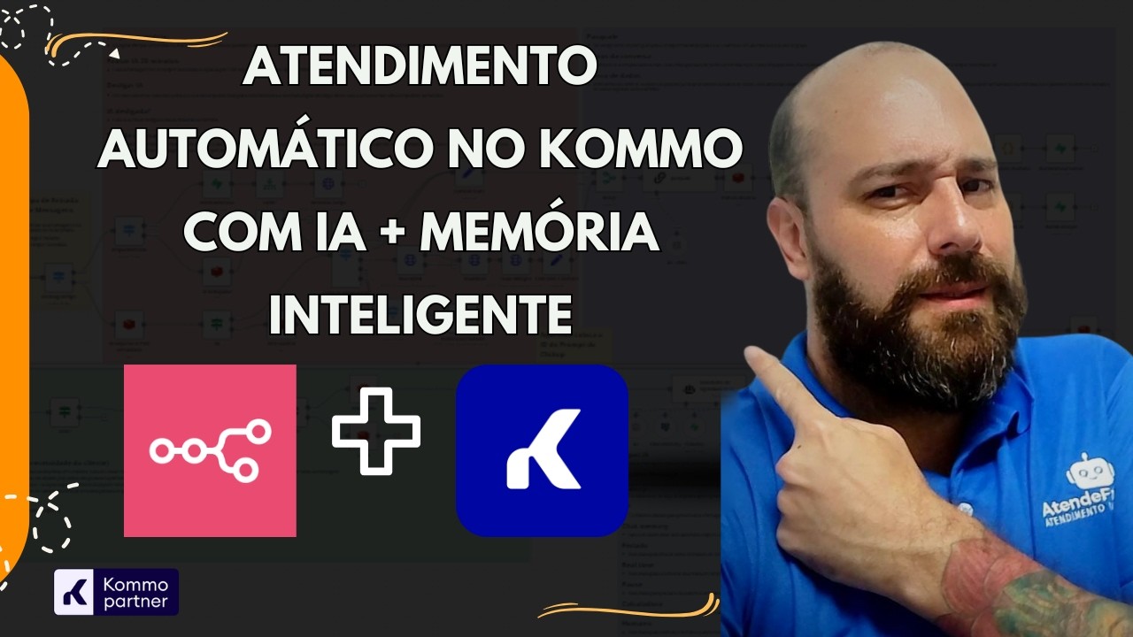 IA Auxiliar API Kommo + IA Memória Inteligente