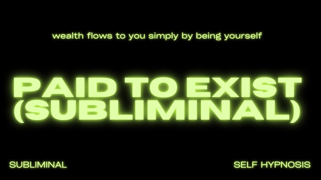 Paid to Exist (Subliminal) – Manifest Effortless Wealth & Abundance for Just Being You