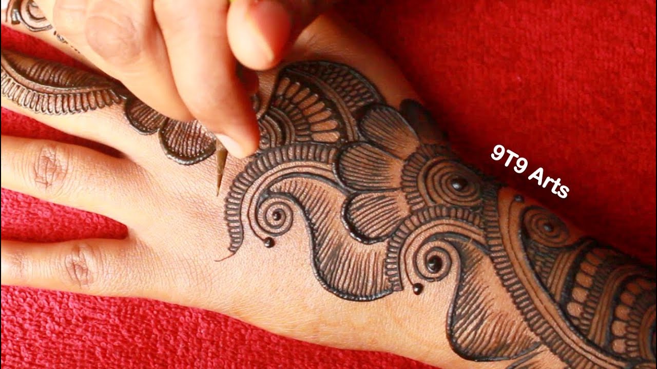 Unique & Stylish Back hand Mehndi Design | Finger Mehndi Design Easy | Mehandi ka design