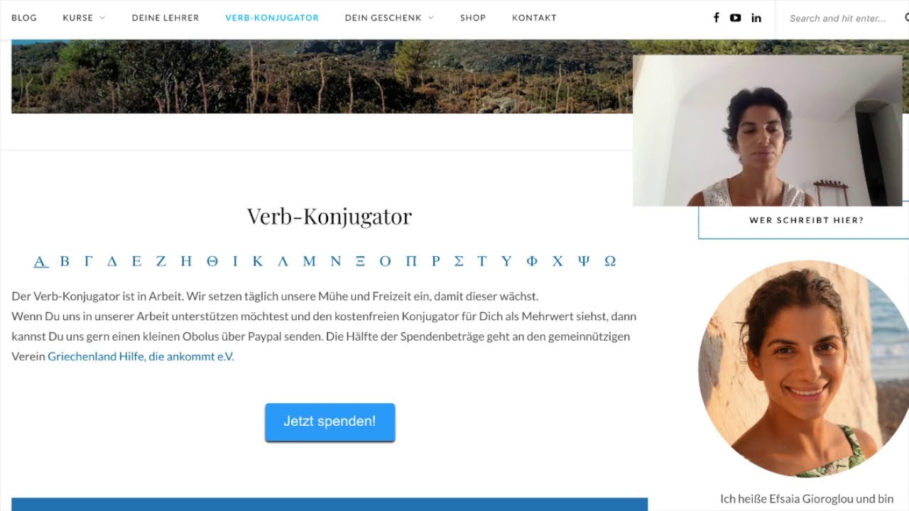 🇬🇷VERBKONJUGATOR | ZEITFORMEN IM GRIECHISCHEN | #90