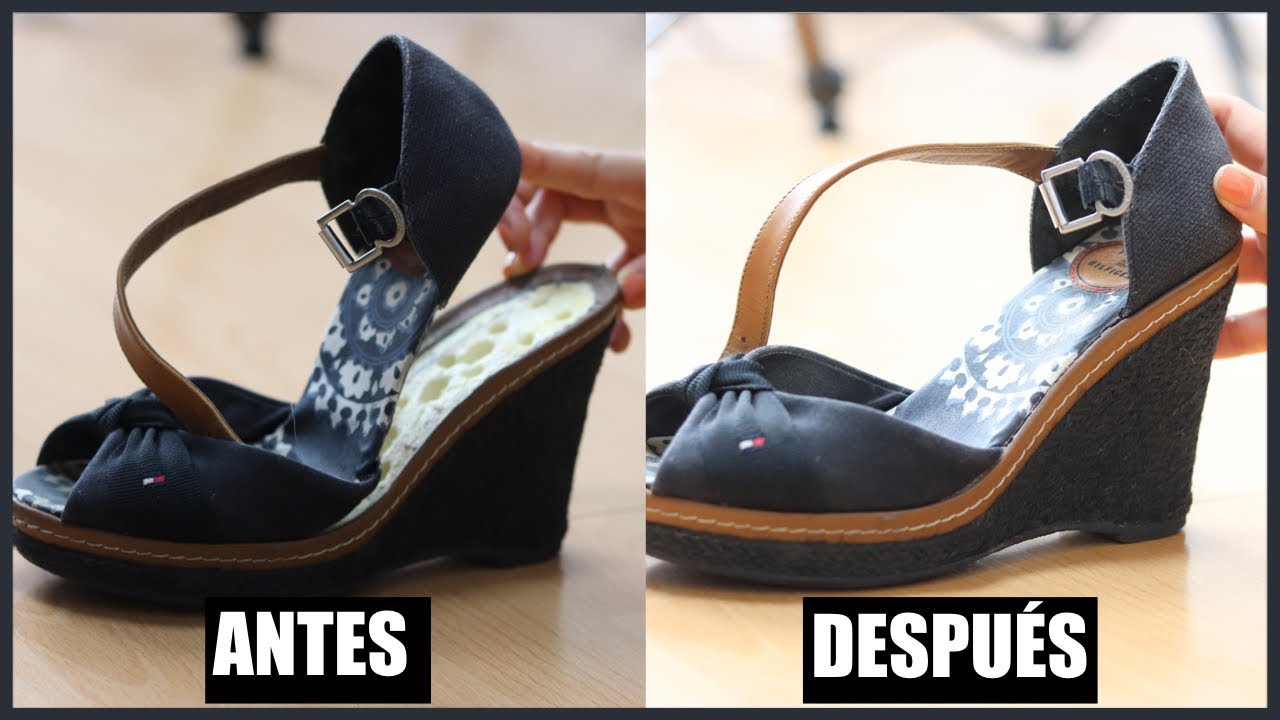 Como PEGAR LA SUELA de un zapato/ sandalia/ botas /tennis/ zapatillas I SARA MORA