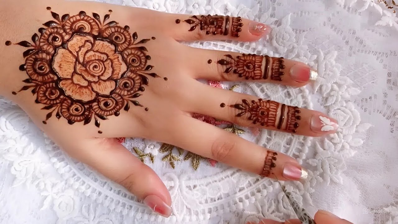 Beautiful Easy Floral Mehendi Design for Every Occasion | Simple & Stylish Henna Art