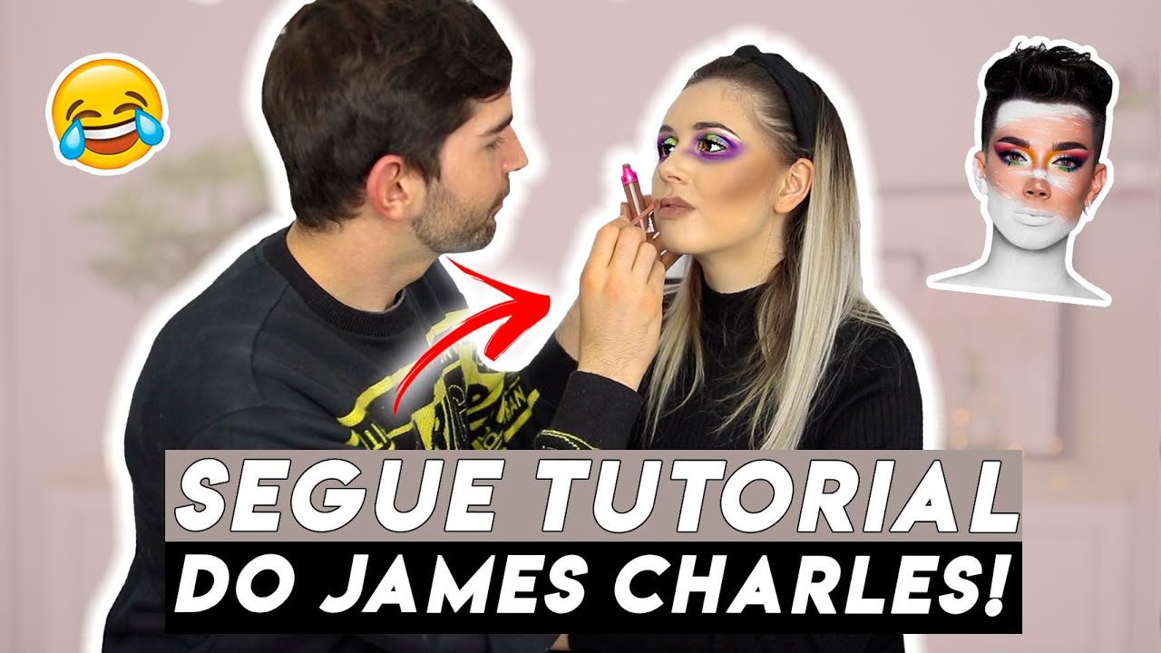 NAMORADO FAZ A MINHA MAQUILHAGEM! | Joana Gentil