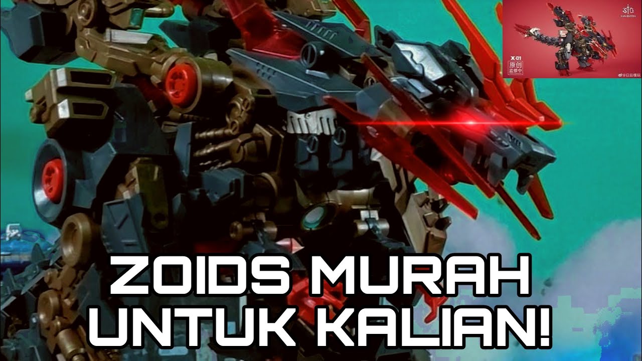 Sun Queen X-01 destiny review Alpaga Gundam || Pilihan Zoids murah daripada BT Model