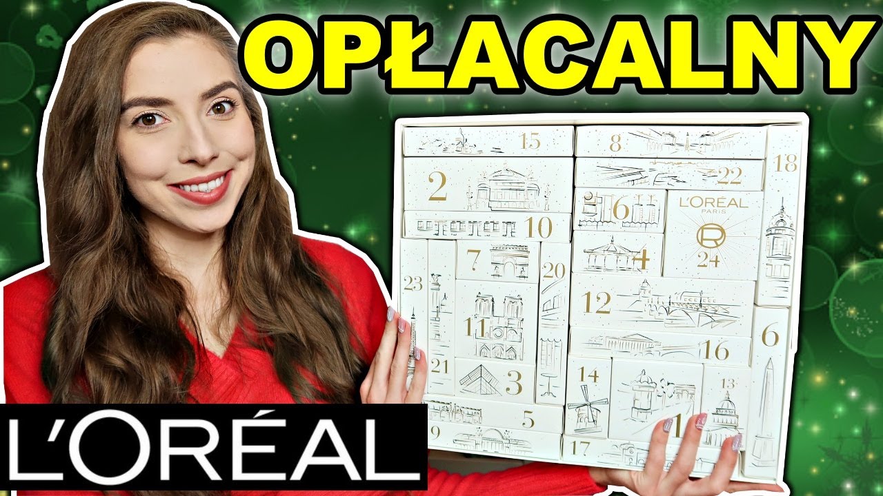 OPŁACALNY KALENDARZ ADWENTOWY Z KOSMETYKAMI DO MAKIJAŻU LOREAL 2022 I GlamPaula