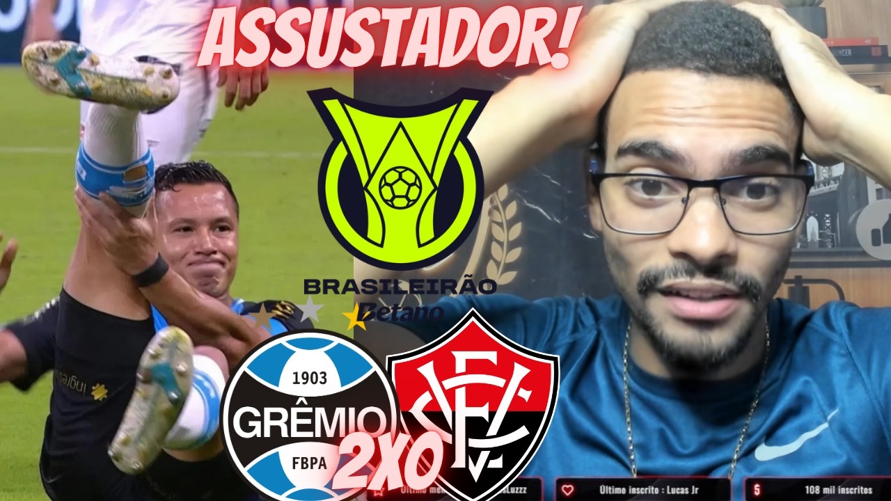 🔥COVARDIA : O VITÓRIA NÃO ENTROU EM CAMPO ! GRÊMIO 2X0 VITÓRIA ! CASO MARLON : ELE VIROU O PÉ