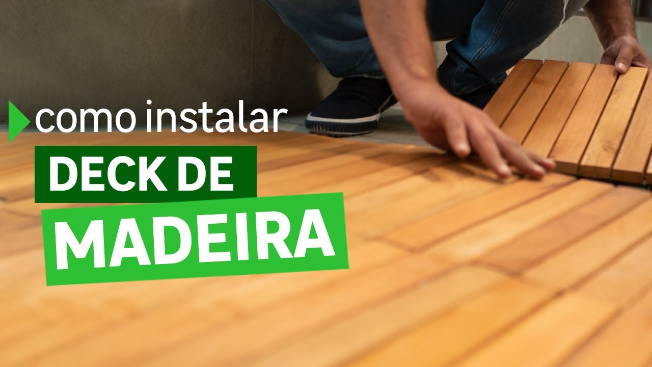 Como instalar deck de madeira? | Leroy Merlin
