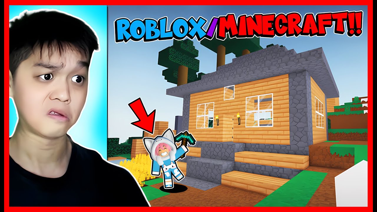MINECRAFT TAPI ROBLOX ?? MARI KITA COBA !! Feat @MOOMOO Roblox