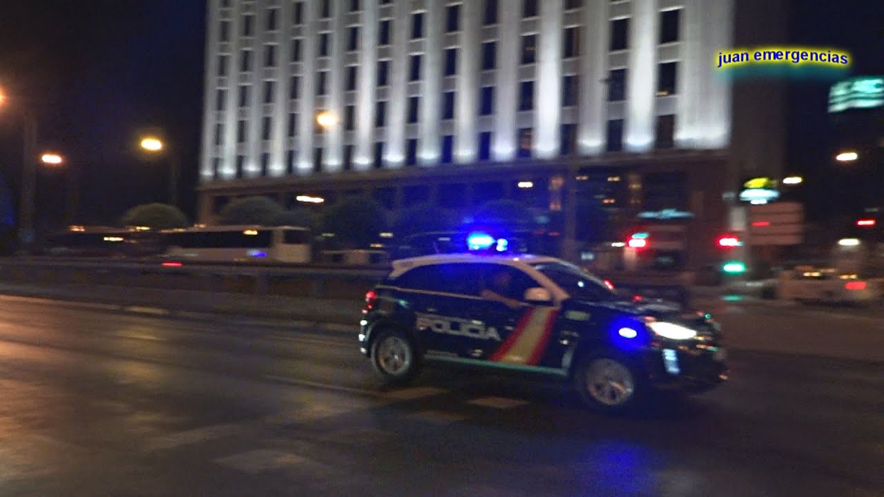 Motorcade (escolta/vip escort) president Pánama in Madrid