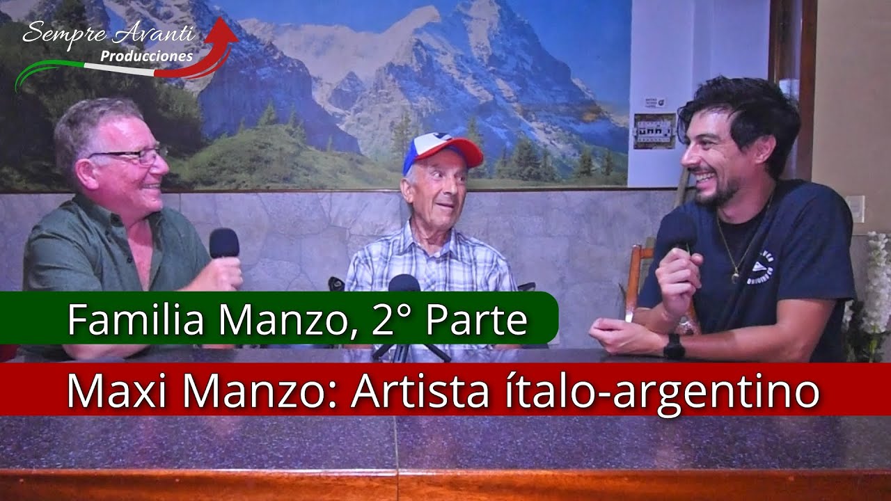 Familia Manzo, 2° Parte: Maxi, Artista ítalo-argentino en Mar del Plata, Provincia de Buenos Aires