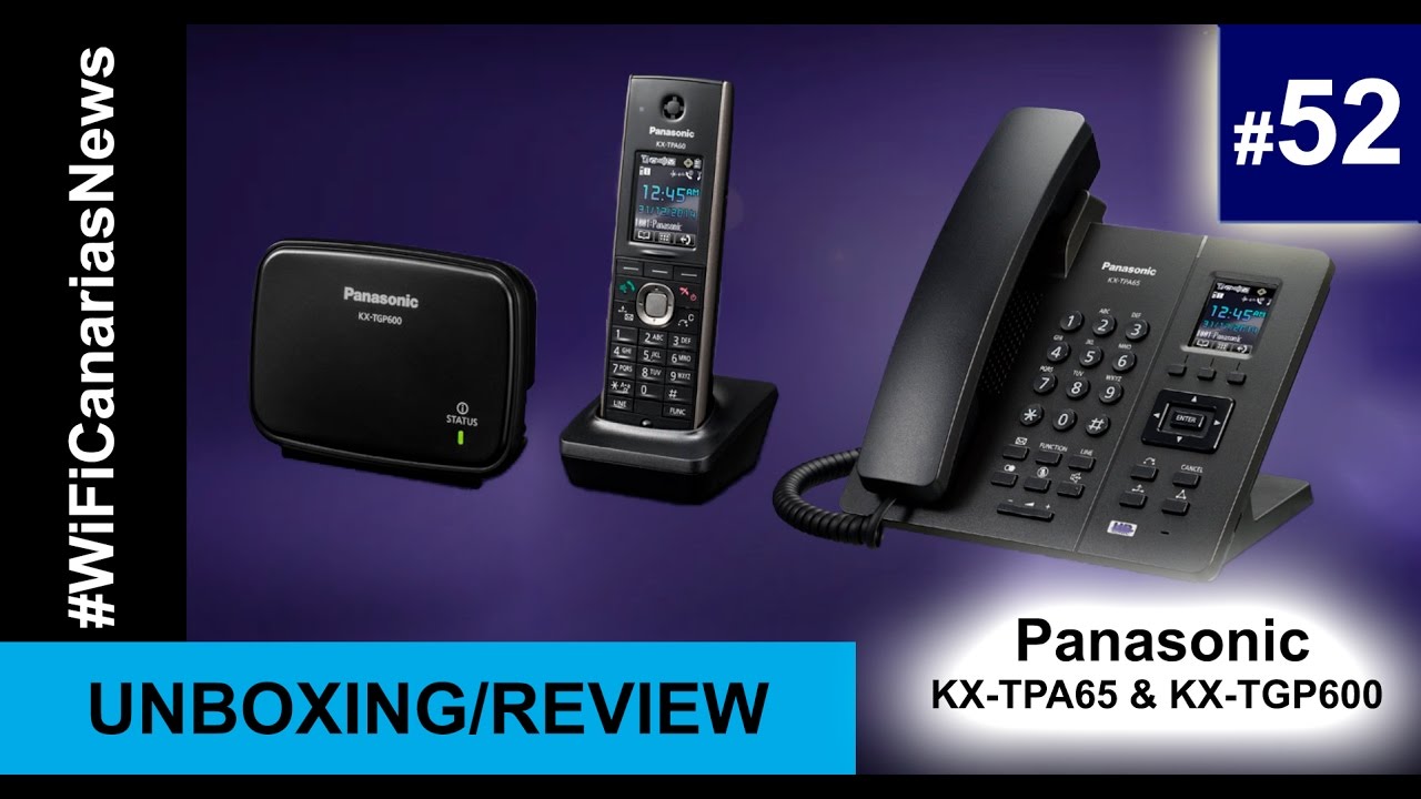 Panasonic KX-TGP600 y KX-TPA65CE