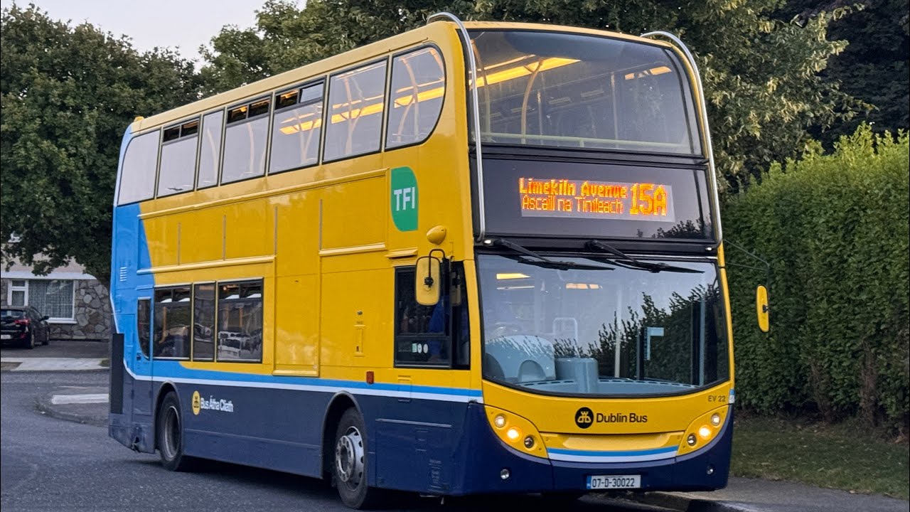 Dublin Bus | ADL Enviro400 Volvo B9TL EV22 | Route 15A to Limekiln Avenue | (07-D-30022)