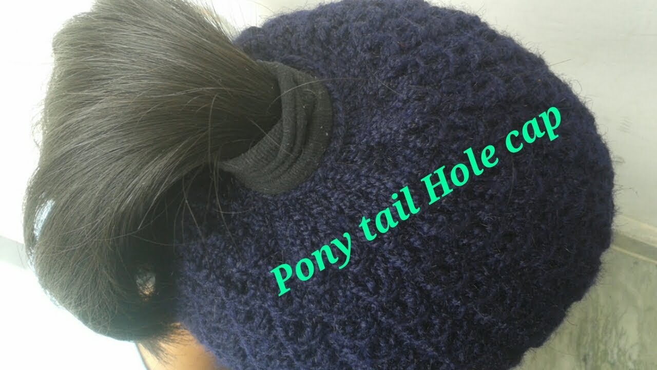 Pony tail Hole Cap{ Easy way}