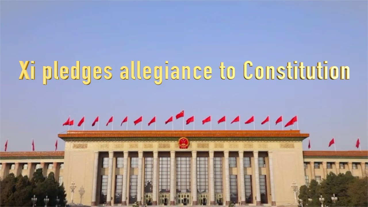 Xi pledges allegiance to Constitution