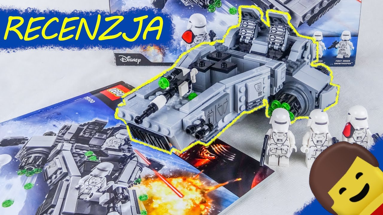 LEGO STAR WARS 75100 First Order Snowspeeder / Recenzja