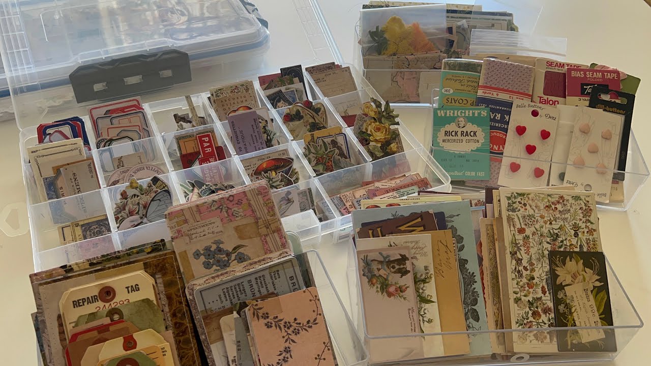 Organizing ephemera // craft studio vLog part 2