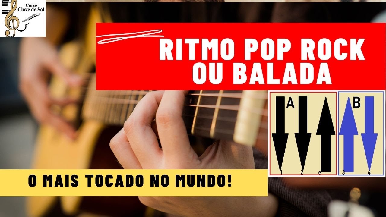 Ritmo Pop Rock ou Balada: o mais utilizado do mundo.