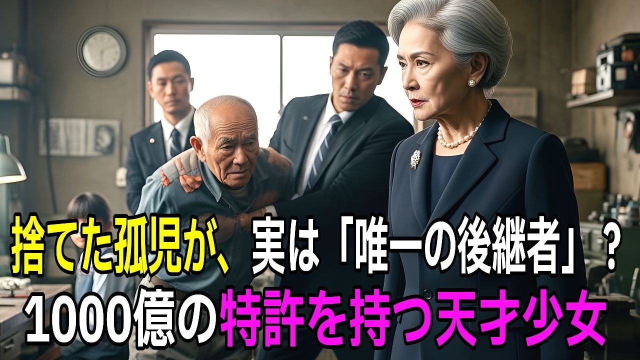 ホームレスに育てられた孤児が、実は大企業会長の「唯一の後継者」？10年後、1000億の特許を持つ天才少女の正体…。【感動する話】【朗読】