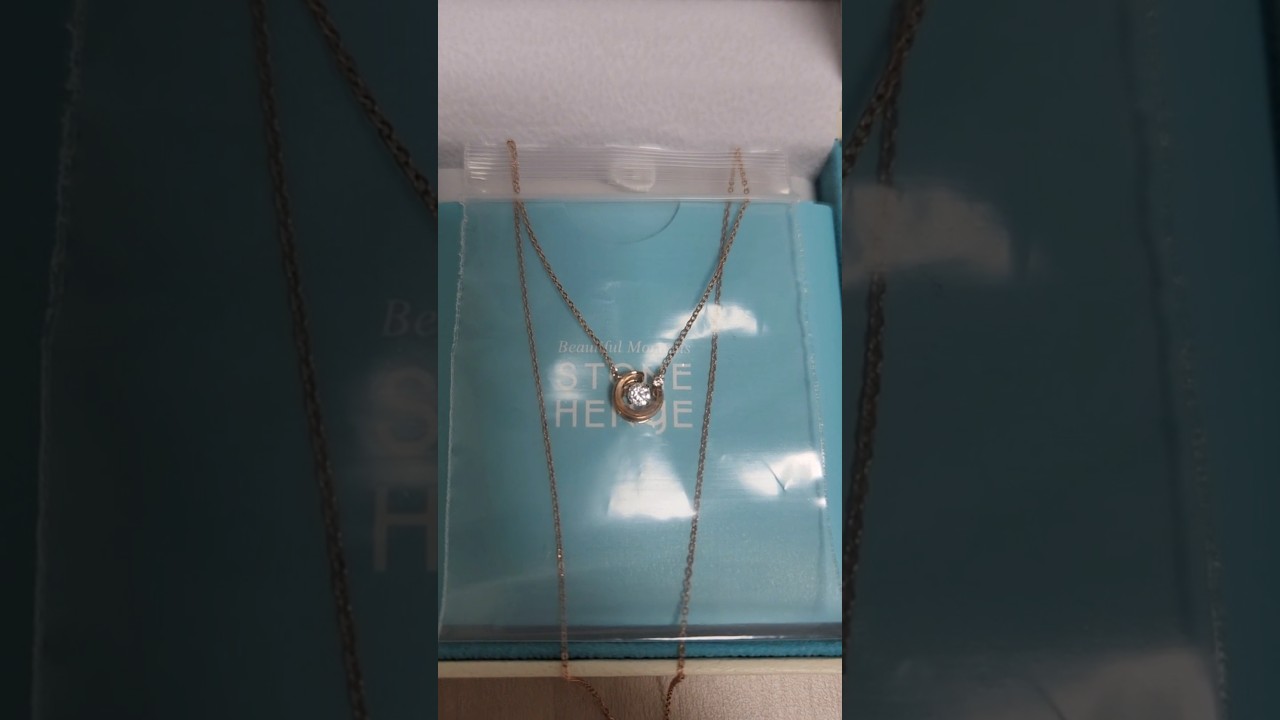 스톤헨지 목걸이💎💍#necklace #diamond #stonehenge #love #gift #girl #present