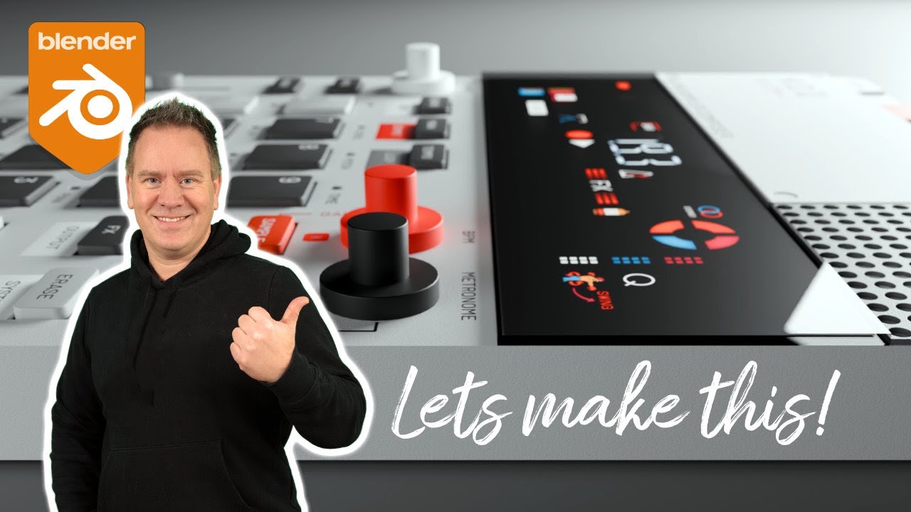 3D MODEL A REAL PRODUCT in Blender. FULL PRO TUTORIAL showing every step of modelling and lighting.