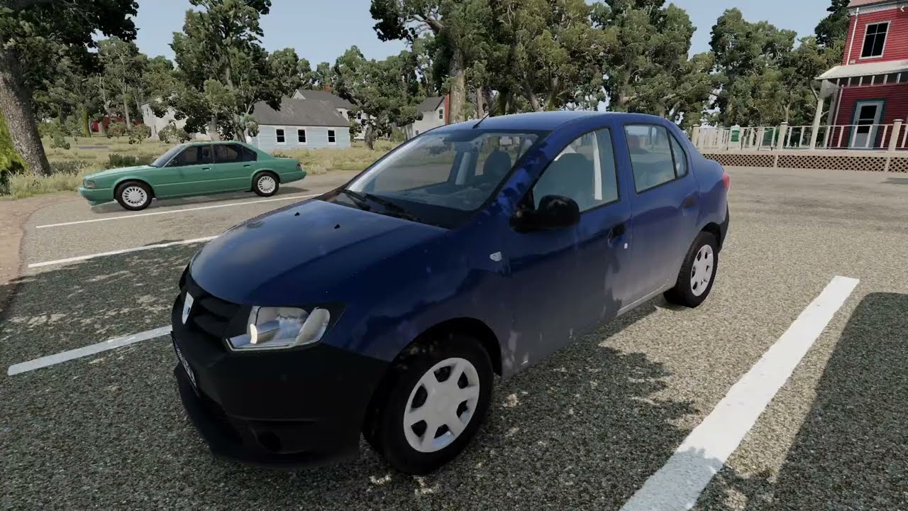beamng drive Renault Logan Pack 2015