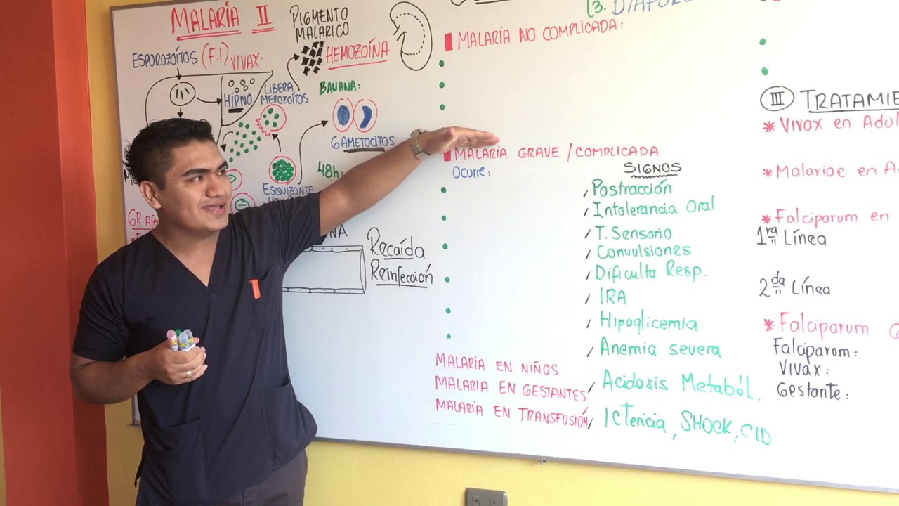 MALARIA - PALUDISMO PARTE II (Clínica, Dx y Tto)