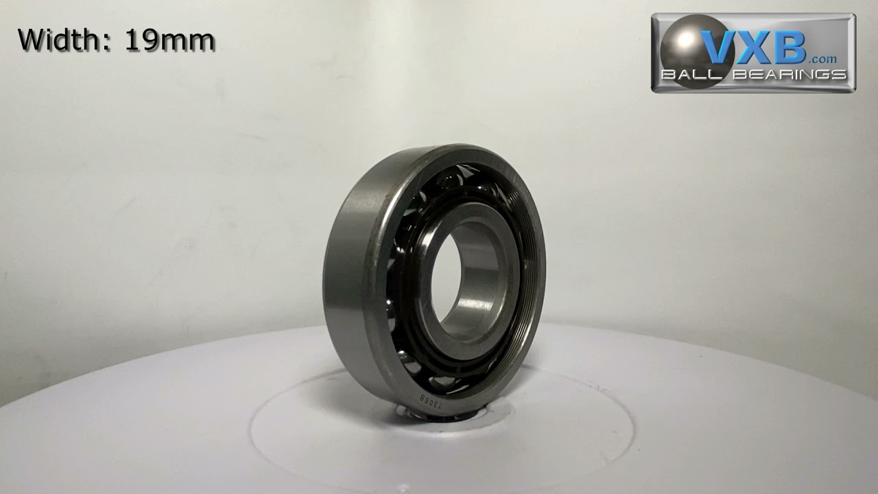 7306B Single row Angular contact ball bearings