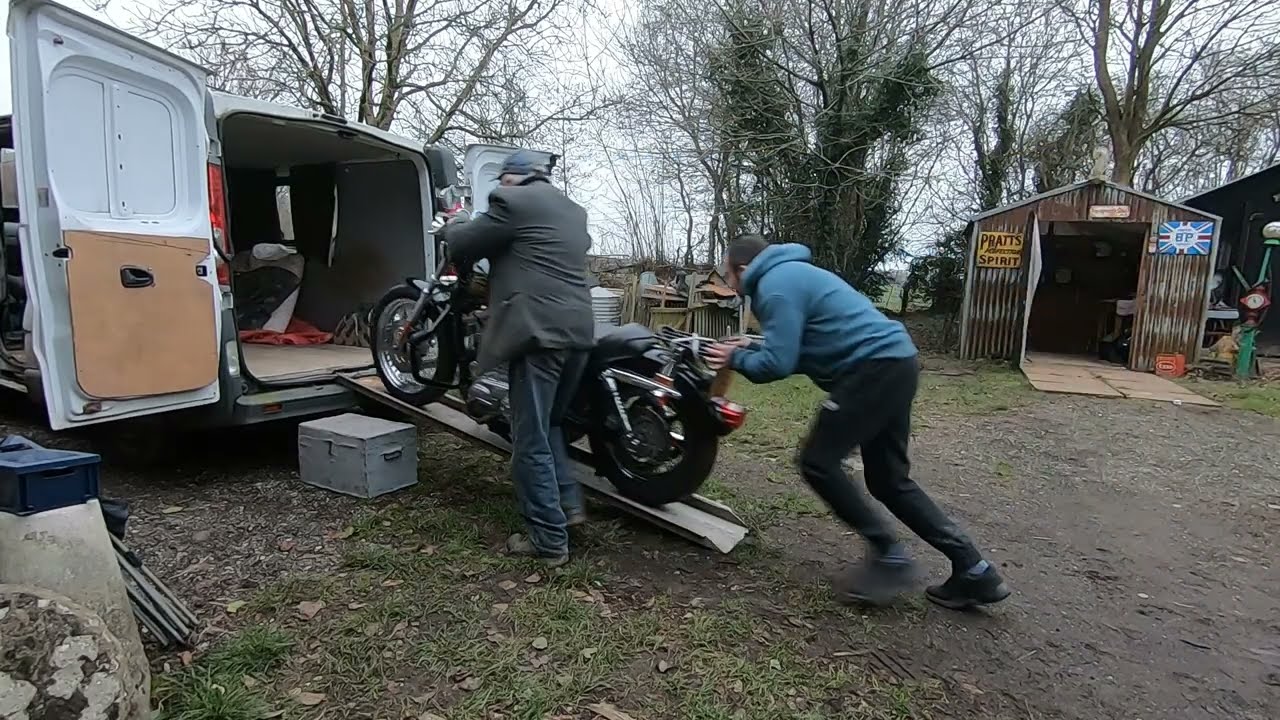 Will A Harley Davidson Sportster Fit Into A Low Roofed Van?
