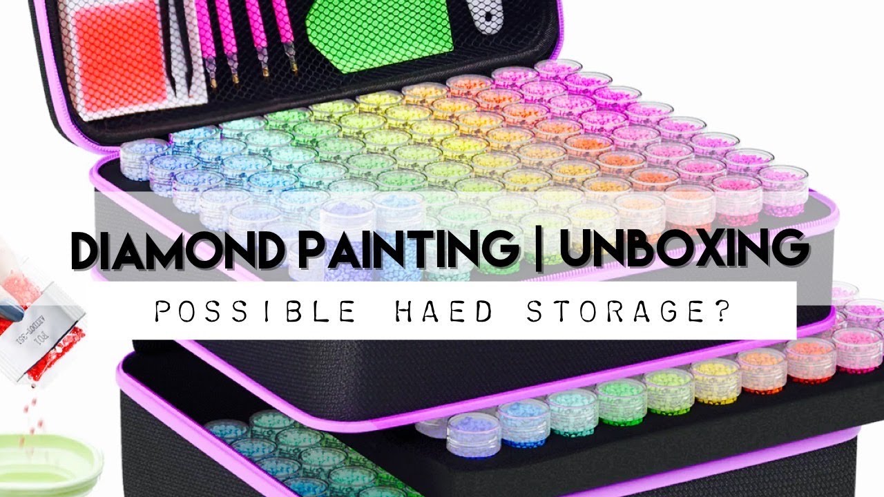 Diamond Painting Unboxing | Storage Case 240 Big Bottles