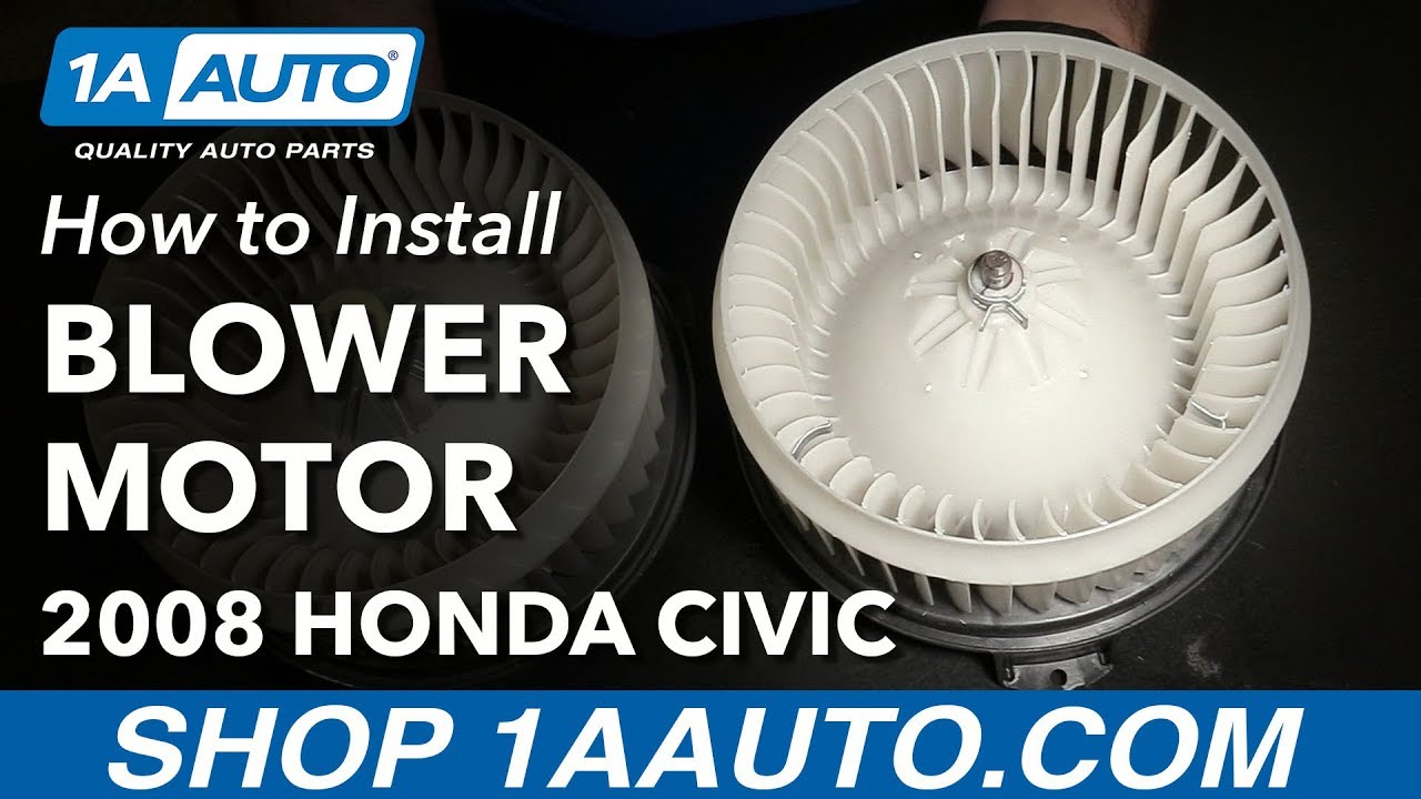 How to Replace Heater Blower Motor 06-11 Honda Civic