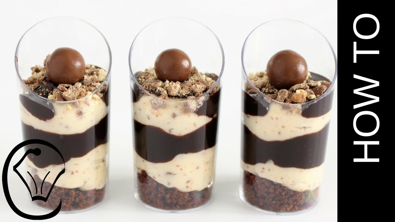 Mini Maltesers (Whoppers) Cheesecake Shooters Dessert Cups by Cupcake Savvy's Kitchen