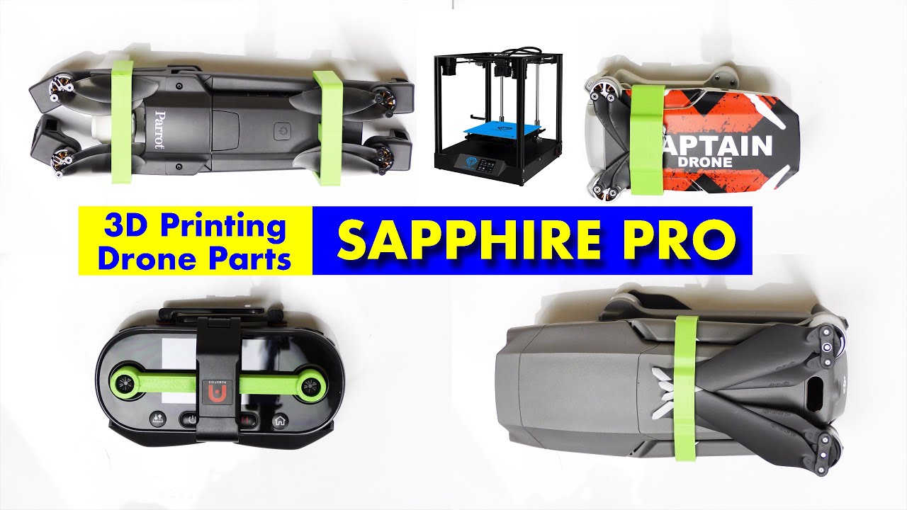Wow! 3D Printing Drone Accessories with the SAPPHIRE PRO - Mavic Pro, Mavic Mini, ANAFI, EVO