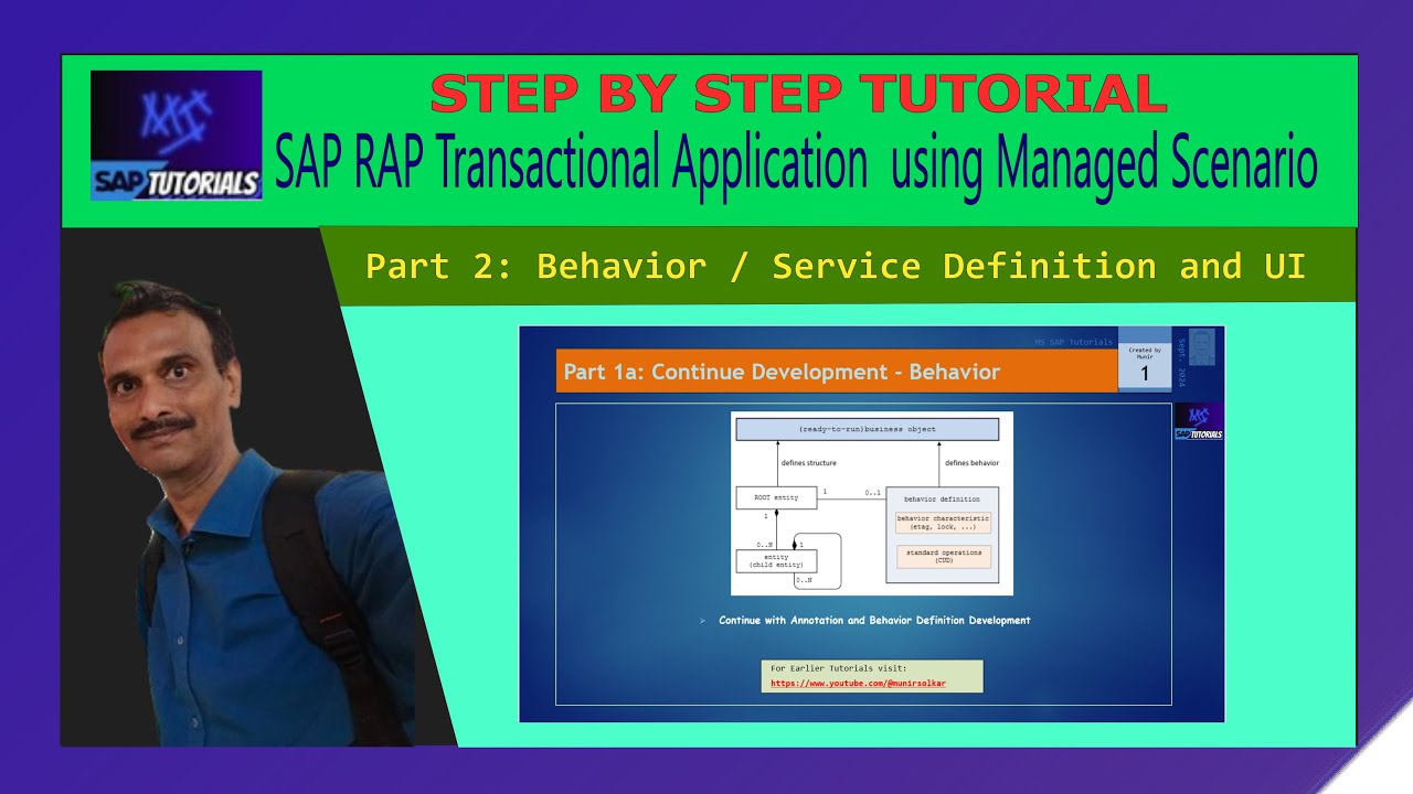 Часть 2: Приложение SAP RAP для транзакций — управляемый сценарий: определение аннотаций, поведен...