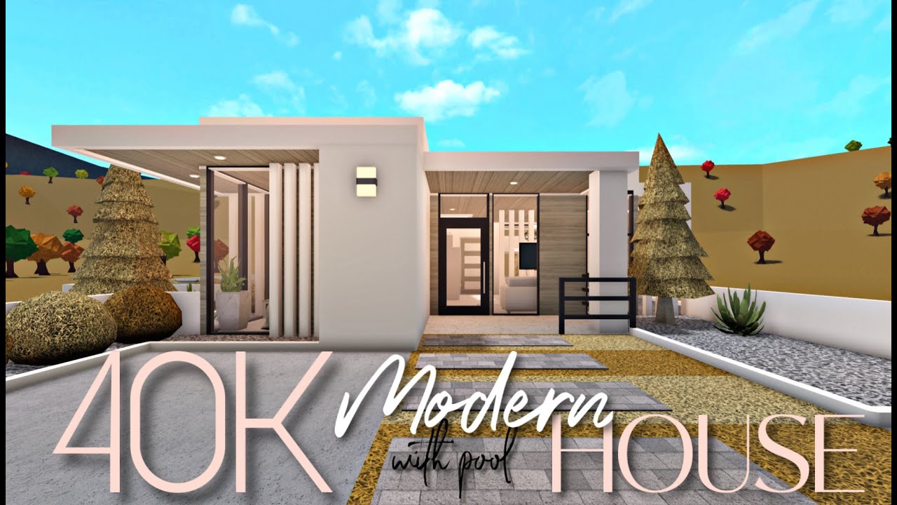 BLOXBURG: 40K HOUSE WITH POOL | NO-GAMEPASS