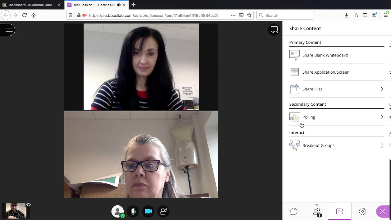 How to start a session on Blackboard Collaborate Ultra