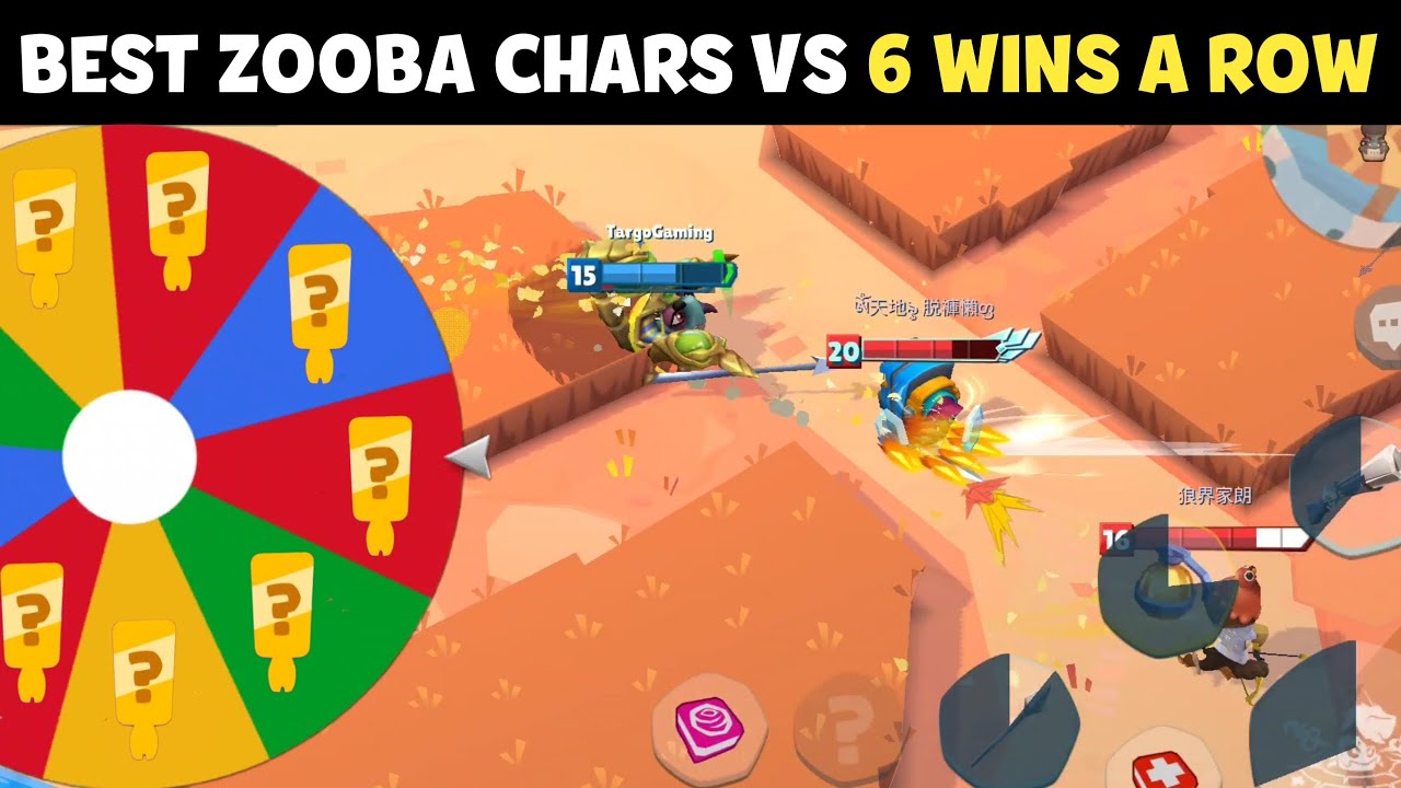 Zooba Best & Powerful Characters vs 6 Wins a Row | Zooba