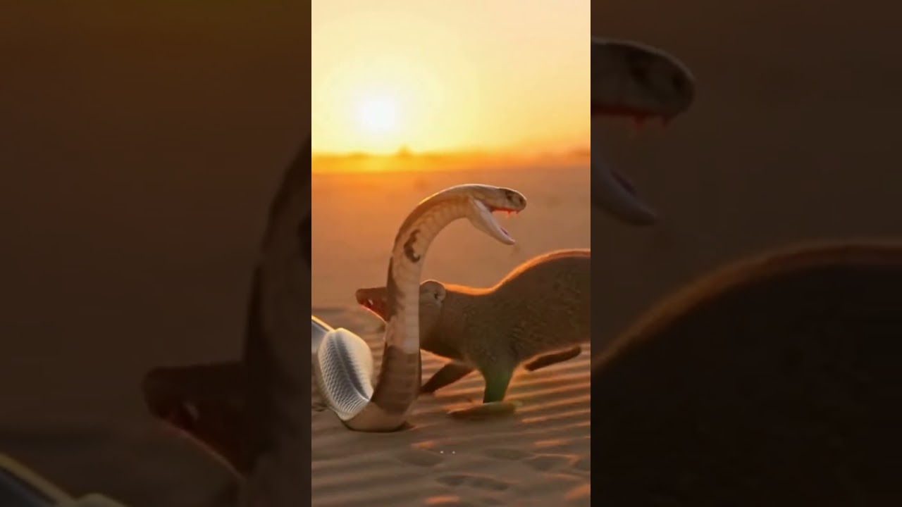 MONGOOSE vs COBRA: DEADLY DESERT STRIKE (Venomous Snake Fight)