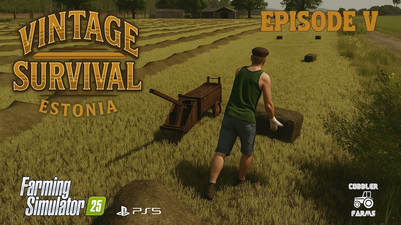 Выживание в винтажном стиле в Эстонии | Эпизод 5 | PS5 | Farming Simulator 25 | FS25 | CobblerFarms