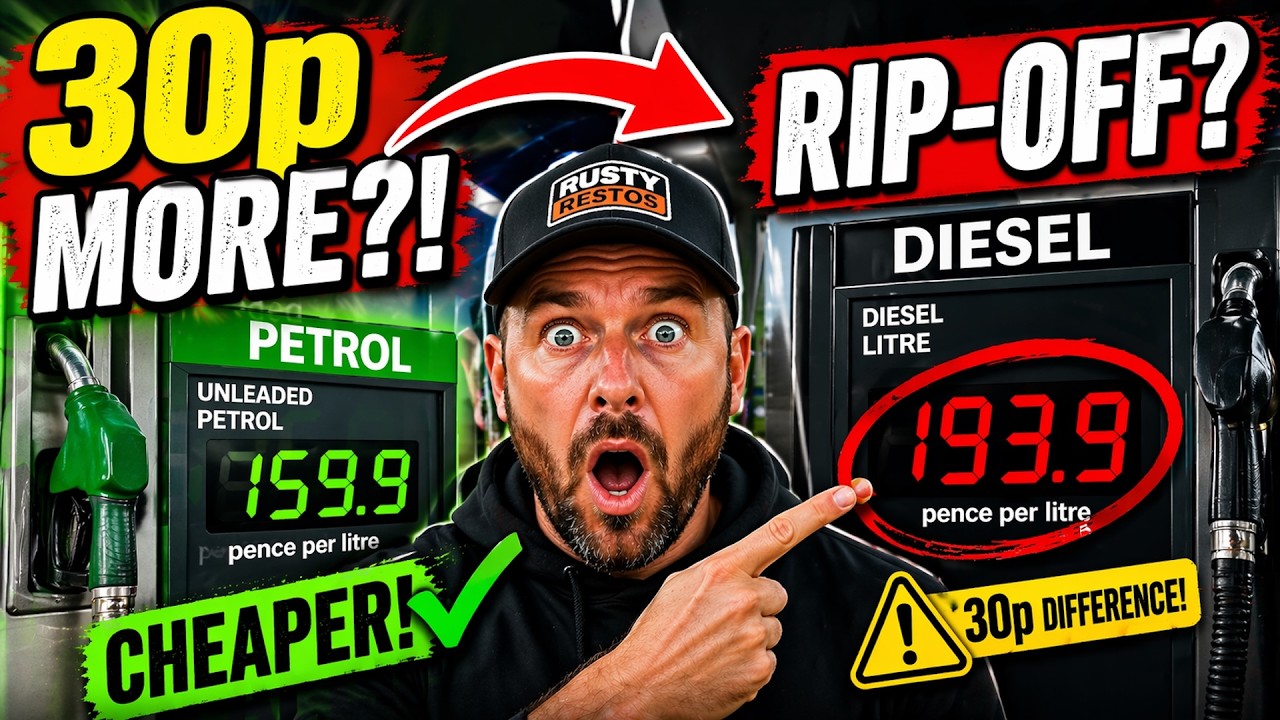 Why Is Diesel 30p MORE Than Petrol?! Are UK Drivers Being Ripped Off Again?