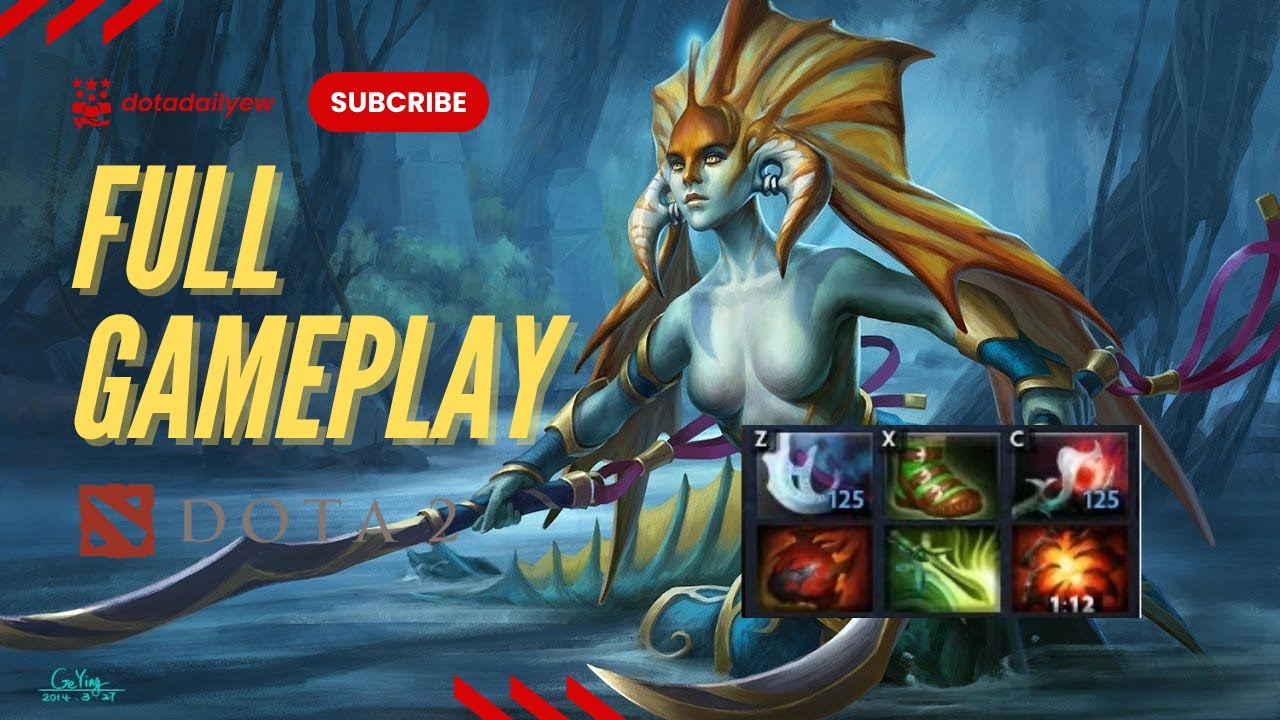 FULL GAME DOTA 2 patch 7.40b NAGA SIREN CARRY