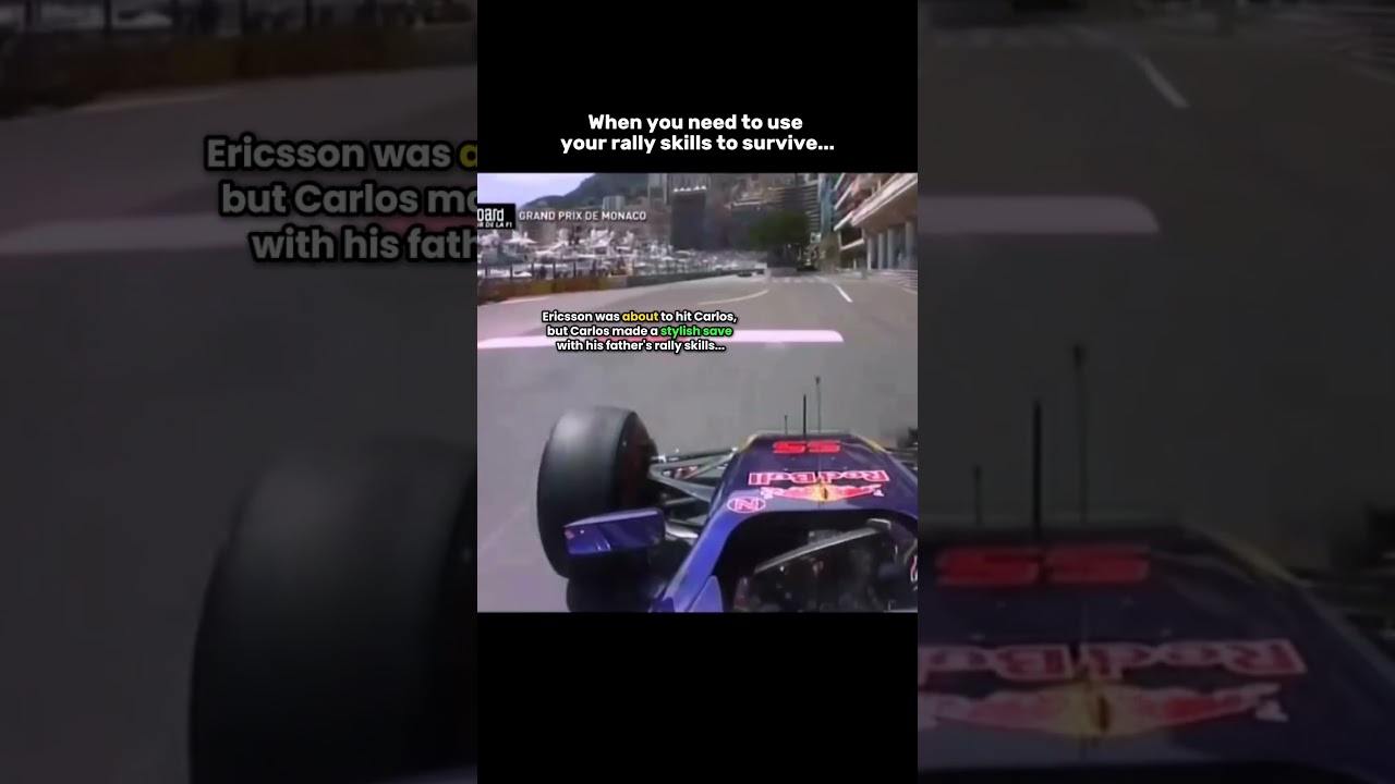 A moment from good times when Carlos Sainz was fighting against Max Verstappen for the Redbull seat