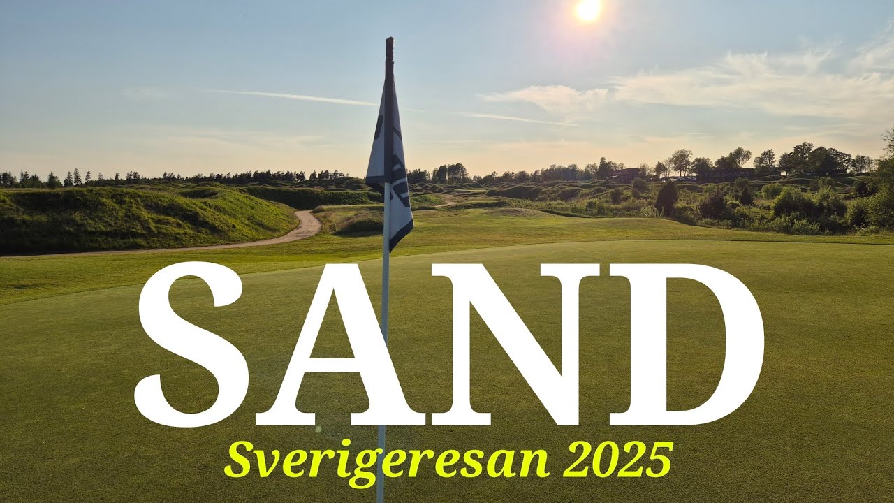 Jag bor och spelar golf på SAND GC | En av Sveriges ROLIGASTE banor! | Svenska Golfbanor