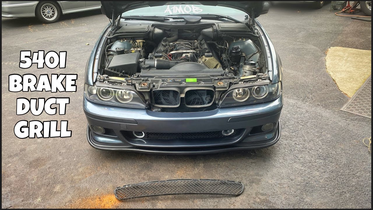 HOW TO INSTALL BMW E39 BRAKE DUCT GRILL